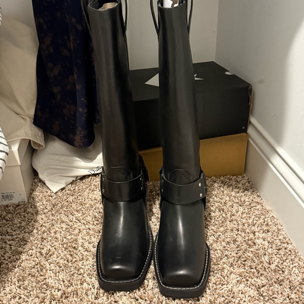 ASOS Black Over the Knee Boots